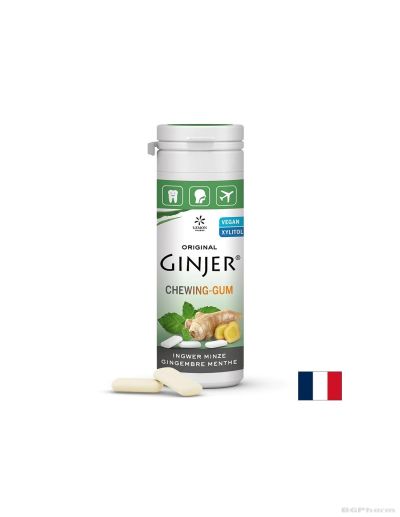 Дъвки с джинджифил и мента х 30 гр / 20 броя ЛЕМОН ФАРМА | Lemon Pharma
