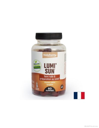 Формула за равномерен тен х 60 желирани таблетки NAT&FORM Lumi Sun