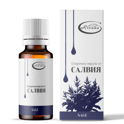 САЛВИЯ ( Градински чай ) Етерично масло х 10 мл РИВАНА | Rivana Sage Oil