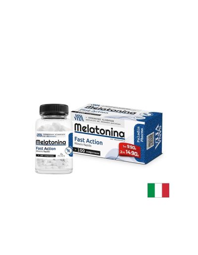 Мелатонин 1 мг + Витамин Б6 х 100 таблетки ПАЛАДИН ФАРМА | Paladin Pharma Sanavita Melatonin