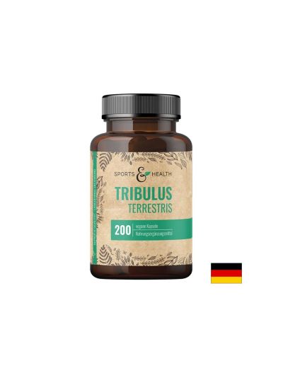 Трибулус терестрис ( Бабини зъби ) екстракт 530 мг x 200 капсули Sports & Health Solutions | Tribulus