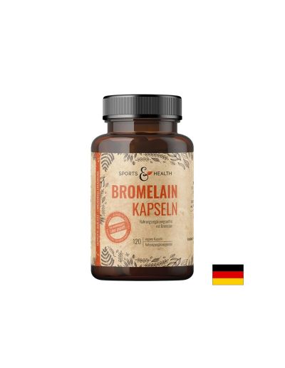 Бромелаин 550 мг х 120 капсули Sports & Health Solutions | Bromelain