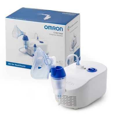 ОМРОН Инхалатор C102 ТОТАЛ + НАЗАЛЕН ДУШ | OMRON Nebulizer