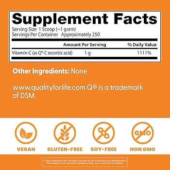 Витамин Ц на прах 250 гр ДОКТОР'С БЕСТ | Doctor's Best Vitamin C