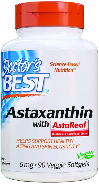 Астаксантин 6 мг х 90 капсули ДОКТОР'С БЕСТ | Doctor's Best