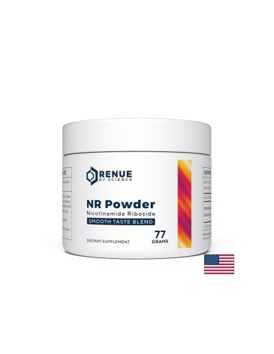 Никотинамид рибозид NR - NAD+ бустер с мощен антиейджинг ефект на прах 77 гр RENUE BY SCIENCE