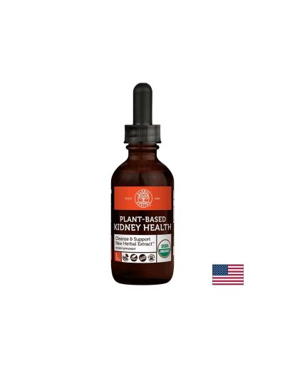 Билкова тинктура за здрави бъбреци х 59.2 мл Global Healing | Plant-Based Kidney Health Cleanse & Support Raw Herbal Extract
