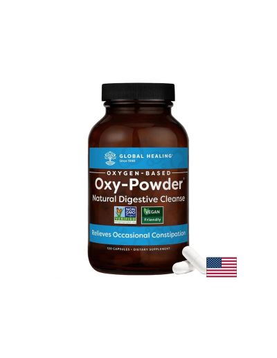 Естествено прочистване и детокс на храносмилането х 60 капсули Global Healing | Oxy-Powder Natural Digestive Cleanse