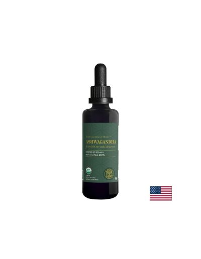 Ашваганда екстракт на капки х 59.2 мл с високо усвояване Global Healing | Ashwagandha