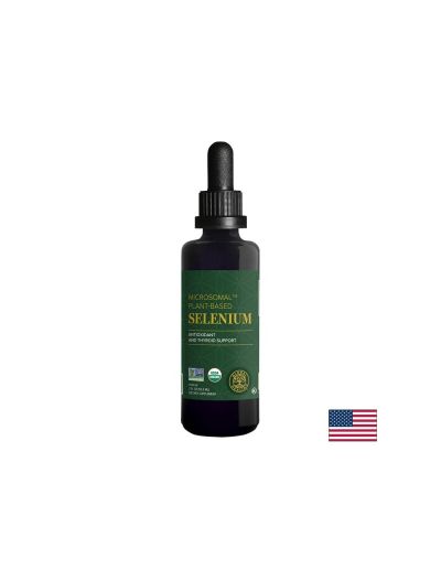 Селен 200 мкг ( от синапени семена ) на капки x 59.2 мл Global Healing | Microsomal™ Plant-Based Selenium
