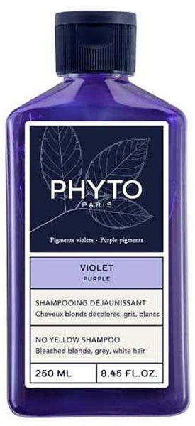 ФИТО ПЪРПЪЛ Шампоан за неутрализиране на жълти нюанси х 250 мл | Phyto Purple No Yellow