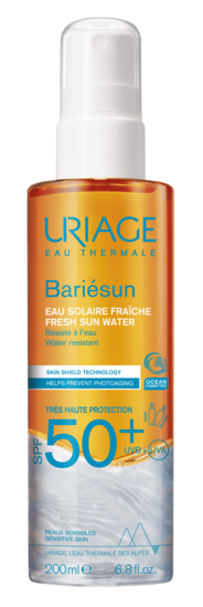 БАРИЕСЪН Слънцезащитна двуфазна вода SPF50+ 200 мл ЮРИАЖ | URIAGE Bariesun