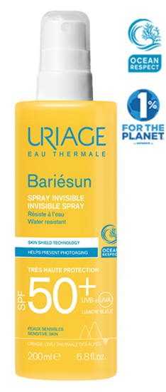БАРИЕСЪН Слънцезащитен спрей за тяло SPF50+ 200 мл ЮРИАЖ | URIAGE Bariesun