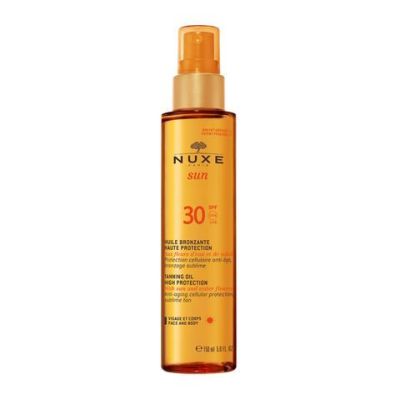 НУКС СЪН Слънцезащитно олио за придобиване на тен SPF30 150 мл | NUXE Sun