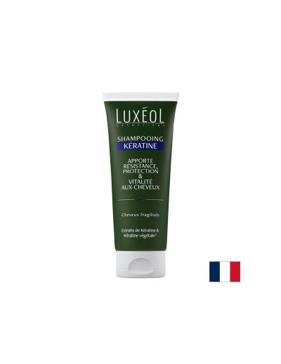 Шампоан с кератин за изглаждане и заздравяване на косата 200 мл LUXEOL | Keratine Shampoo