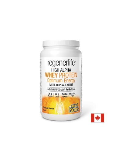 Optimum Energy Regenerlife ™ Суроватъчен протеин изолат на прах 940 гр Natural Factors