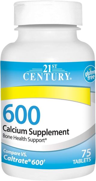 21st Century Калций 600 мг х 75 таблетки | Calcium