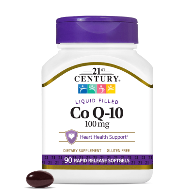 21st Century Коензим Q10 100 мг х 90 меки капсули | Coenzyme Q10