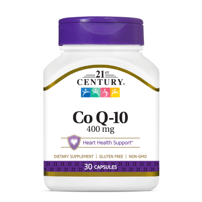 21st Century Коензим Q10 400 мг х 30 капсули | Coenzyme Q10