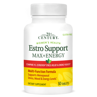 21st Century Естроген Комплекс + Енергия х 30 таблетки | Estro Support Max + Energy
