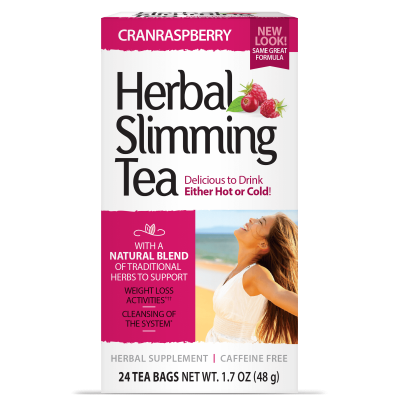 21st Century Чай за отслабване със сена - малина и боровинка х 24 пакетчета | Herbal Slimming Tea