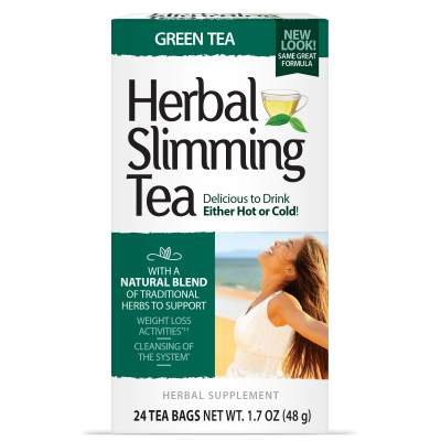 21st Century Чай за отслабване със зелен чай и сена х 24 пакетчета | Herbal Slimming Tea