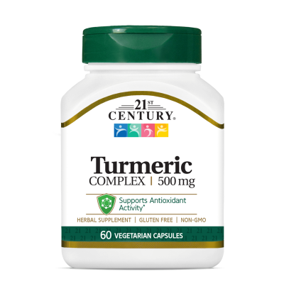 21st Century Куркума комплекс 500 мг х 60 капсули | Turmeric Complex