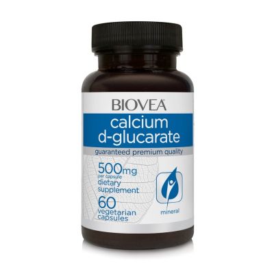 Калциев Д-глюкарат 500 мг х 60 капсули Biovea | Calcium D-Glucarate