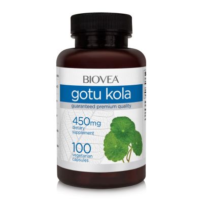 Готу кола ( Азиатска центела ) екстракт 450 мг х 100 капсули Biovea | Gotu Kola