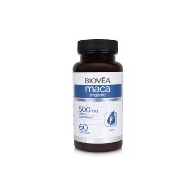 Мака органичен екстракт 500 мг х 60 капсули Biovea | Maca