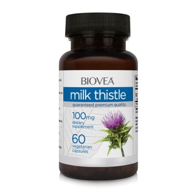 Бял трън ( Млечен бодил ) 100 мг х 60 капсули Biovea | Milk Thistle
