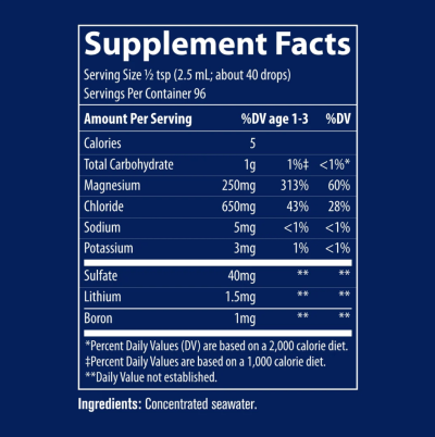 Минерали течна формула х 118 мл Trace Minerals | ConcenTrace ® Trace Mineral Drops 