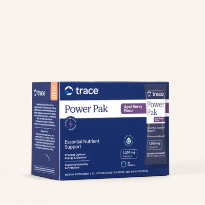 ПАУЪР ПАК Електролити + витамини х 30 пакета Trace Minerals | Electrolyte Stamina Power Pak ( акай бери )