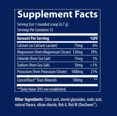 Кето Електролити на прах х 330 гр Trace Minerals | Keto Electrolyte Powder ( ягодова лимонада )