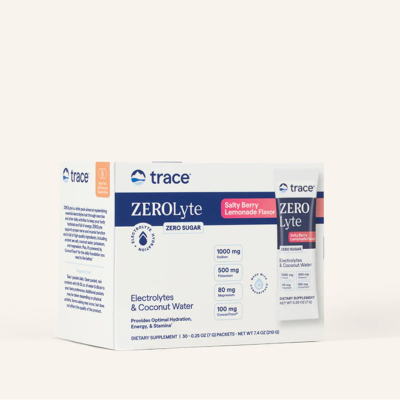Електролити на прах без захар х 30 пакета Trace Minerals | ZEROLyte-Electrolyte Drink Mix ( боровинка )
