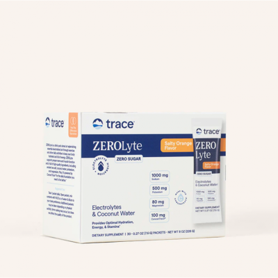Електролити на прах без захар х 30 пакета Trace Minerals | ZEROLyte-Electrolyte Drink Mix ( портокал )