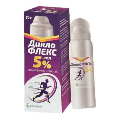 ДИКЛОФЛЕКС Спрей при болка и възпаление 5% х 50 гр ДАНСОН | DANHSON Dicloflex ( диклофенак )