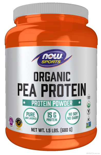 Грахов протеин БИО х 680 гр БЕЗ ДОБАВЕН ВКУС Now Foods | Pea Protein Bio Unflavored