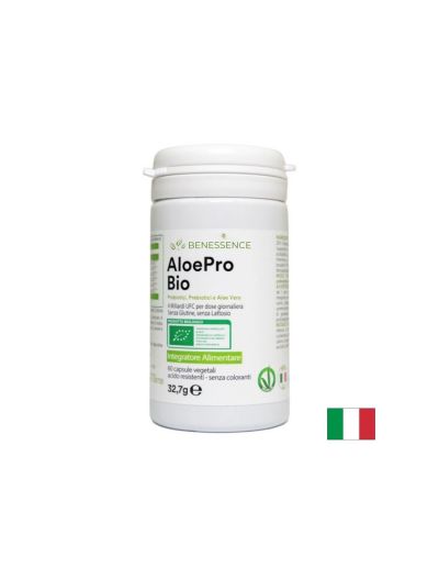АЛОЕ ПРО Алое вера + пробиотици и пребиотици ( синбиотик ) х 60 капсули Benessence | Aloe Pro