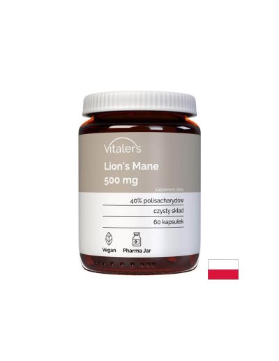Лъвска грива екстракт 500 мг х 60 капсули Vitaler's | Lion's Mane