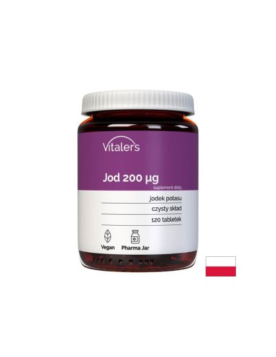 Йод 200 мкг х 120 таблетки Vitaler's | Iodine