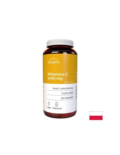 Витамин Ц 1000 мг х 120 капсули Vitaler's | Vitamin C