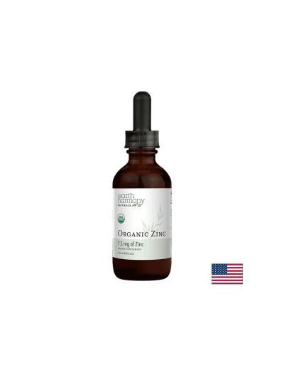Цинк сулфат 15 мг х 59.2 мл на капки EARTH HARMONY NATURALS | Zinc Sulfate