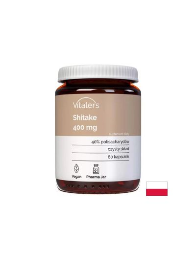 Шийтаке екстракт 400 мг х 60 капсули Vitaler's | Shiitake Mushroom