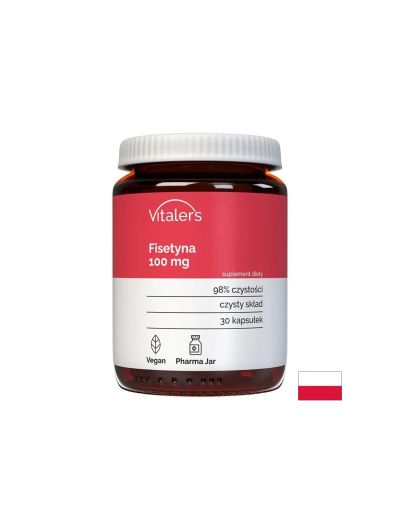 Физетин от райска ябълка 100 мг х 30 капсули Vitaler's | Fisetin