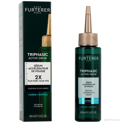 ТРИФАЗИК АКТИВ ГРОУ Серум за растеж на косата х 100 мл | Rene Furterer Triphasic Active Grow
