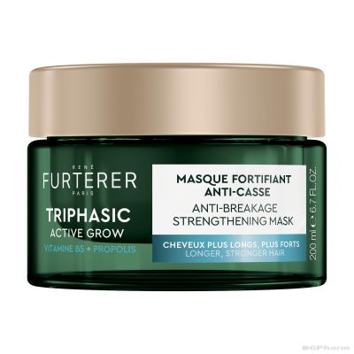 ТРИФАЗИК АКТИВ ГРОУ Маска за коса против накъсване х 200 мл | Rene Furterer Triphasic Active Grow