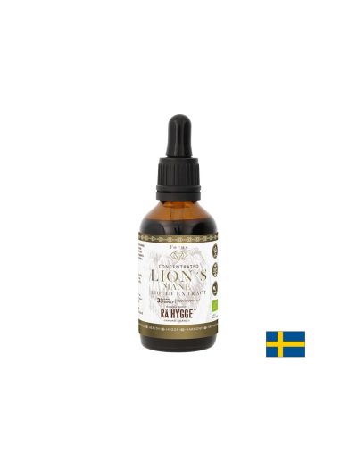 Лъвска грива ( Херициум ) био течен екстракт х 100 мл, 33 дози RA HYGGE | Hericium Liquid Extract