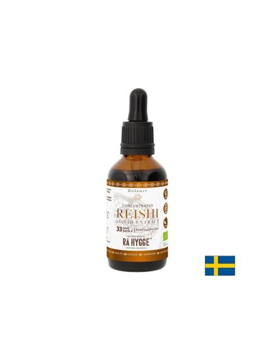Рейши био течен екстракт х 100 мл, 33 дози RA HYGGE | Reishi Mushroom Liquid Extract