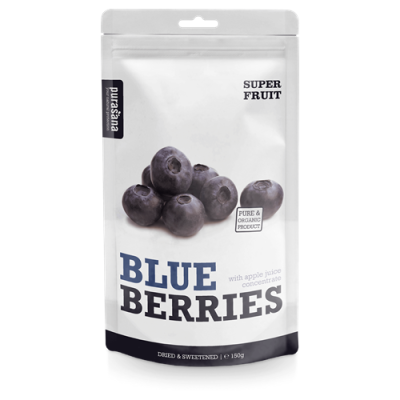 Синя боровинка сушена БИО х 150 гр PURASANA | Blueberries Dried Organic